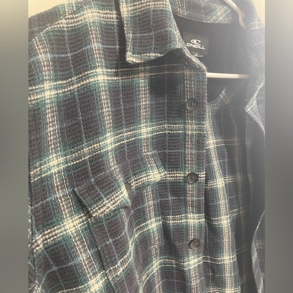 O’Neill Men’s Plaid Jacket / Shacket - Picture 3 of 4